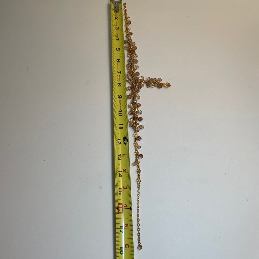 Crystal Statement Drop Necklace - image 8